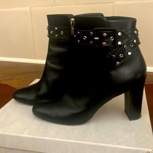 Jimmy Choo Studded Leather Bootie, Sz 39